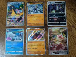 Pokemon TCG - 6 Card Lot - 2 Swirl Machamp Umbreon & Stamped Glaceon Holos - NM - Image 1