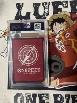 One Piece Monkey D. Luffy Dodgers Card PSA 10 GEM Mint Promo Card English - Image 4