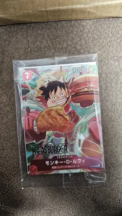 Luffy One Piece x Mos Burger Campaign Promo Card SEALED P-080 Japan - Image 1