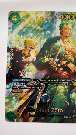 One Piece Card Game Roronoa Zoro PRB002-006 SP OP14 - EB04 EN Near Mint English - Image 2
