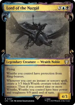Lord of the Nazgul (Showcase Scrolls) -Foil Light Play MTG - Image 1