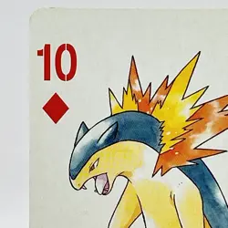 Pokemon Typhlosion Playing Cards Gold Poker Pichu Nintendo Japanese Japan Rare - Image 2