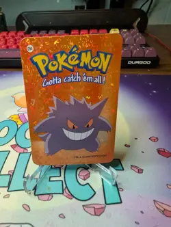 Gengar Nintendo - 2000 Pokemon Vending Machine Prism Sticker Card NM - Image 1