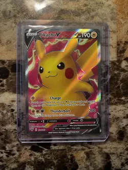 Pikachu V Full Art 170/185 - Vivid Voltage - Near Mint Pokemon Card - Image 1