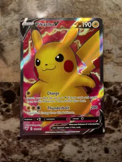 Pikachu V Full Art 170/185 - Vivid Voltage - Near Mint Pokemon Card - Image 3