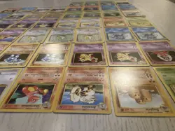 Pokemon TCG Lot of 52 Cards from Base Set Vintage 1999 WOTC - Image 3