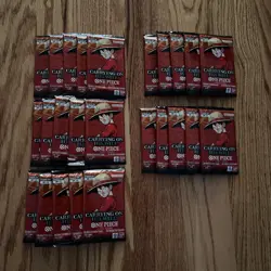 One Piece Card Game Carrying on His Will OP13 Lot of 25 LOOSE booster packs - Image 1