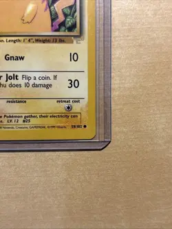 Pokemon Pikachu TCG Yellow Cheeks E3 Promo Card 58/102 - Image 2