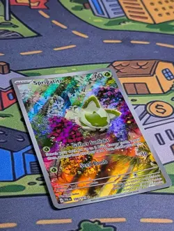 Sprigatito 196/193 Illustration Rare - Paldea Evolved Pokemon Card TCG NM/M - Image 3