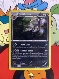 Pokemon TCG Umbreon XY96 XY Black Star Promo Holo Foil Card LP Swirl 2x - Image 1