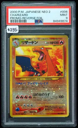 2000 Charizard #006 Promo-Reverse Foil PSA 9 Pokemon Card - Image 1