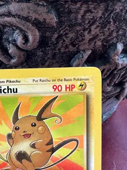 Raichu 29/62 Rare 1st Edition Fossil Pokemon Card vintage non holo - Image 4