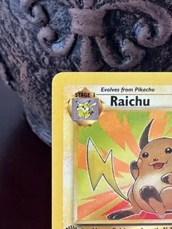 Raichu 29/62 Rare 1st Edition Fossil Pokemon Card vintage non holo - Image 5