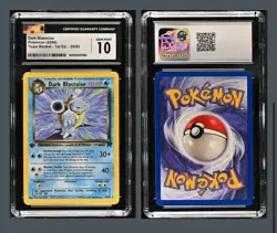 CGC 10 GEM MINT Dark Blastoise Team Rocket 1st Edition 20/82 Pokemon Card - Image 1