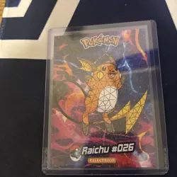 Raichu #026 - Cracked Ice Holo - Crystal Collection 2024 - Pokemon Card - Image 1