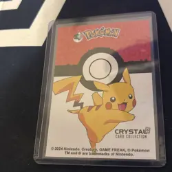 Raichu #026 - Cracked Ice Holo - Crystal Collection 2024 - Pokemon Card - Image 2