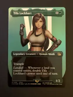 Magic The Gathering - Tifa Lockhart Final Fantasy Borderless Foil NM - Image 1