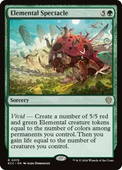 4 x Elemental Spectacle - Commander: Lorwyn Eclipsed - NM-Mint - MTG - Image 1