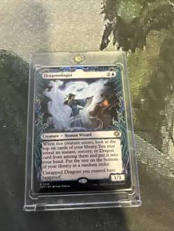 MTG Dragonologist (Showcase) - Tarkir: Dragonstorm (TDM) #295 MTG - Image 3