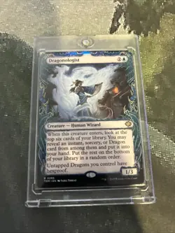 MTG Dragonologist (Showcase) - Tarkir: Dragonstorm (TDM) #295 MTG - Image 4