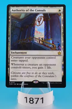 MTG Authority of the Consuls Foundations Regular #137 - Image 1