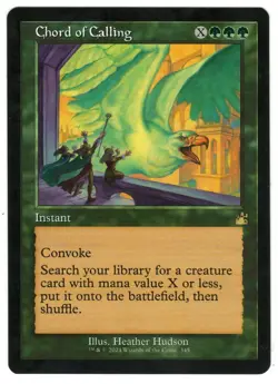 MTG Chord of Calling Retro Frame Ravnica Remastered Magic The Gathering TCG - Image 1