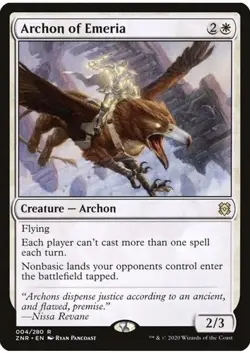 MTG ~ Archon of Emeria ~ Zendikar Rising ~ Near Mint - Image 1