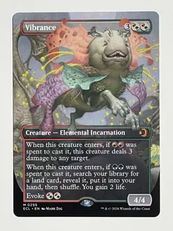 Vibrance - BORDERLESS - Lorwyn Eclipsed - MTG Magic- NM - Image 1