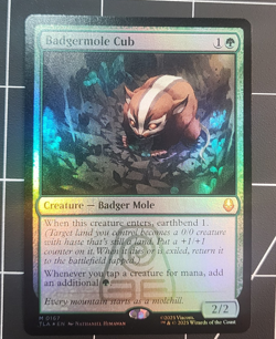 Magic The Gathering - Badgermole Cub Foil Avatar The Last Airbender 0167 - Image 3