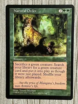 MTG Visions Natural Order Rare Green Sorcery Mint!! - Image 1