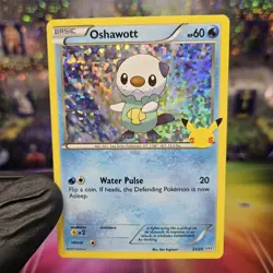 OSHAWOTT 21/25 - Holo - Pokemon TCG 25th Anniversary McDonalds Promo - NM/M - Image 1