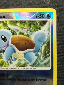 SQUIRTLE 2007 Pokemon TCG Secret Wonders #112/132 REVERSE HOLO - Image 3