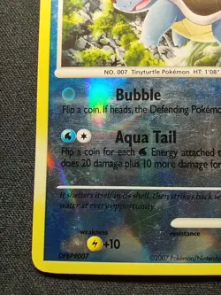 SQUIRTLE 2007 Pokemon TCG Secret Wonders #112/132 REVERSE HOLO - Image 5