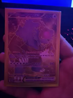 Pokemon TCG Bloodmoon Ursaluna EX Twilight Masquerade Full Art - Image 1