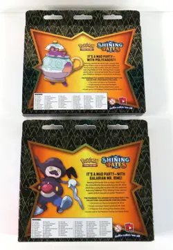 Pokemon TCG Shining Fates Mad Party Pin Collection Box Set of 4 Factory Sealed - Image 3