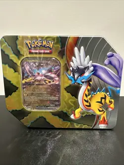 Pokemon Paradox Destinies Tin, RAGING BOLT EX, (5) Booster Packs - New Sealed - Image 1