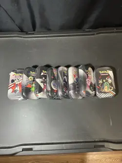 Pokemon TCG: Black Bolt White Flare Unova Mini Tins Set of 8 - Image 2