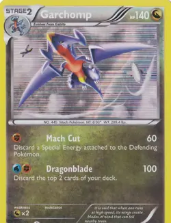 GARCHOMP HOLO 96/113 POKEMON BLACK AND WHITE LEGENDARY TREASURES - Image 1