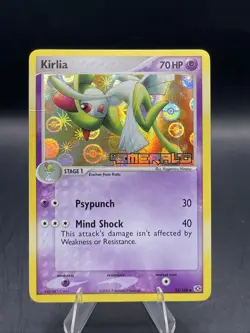 Pokemon TCG Kirlia 33/106 Emerald Reverse Holo Rare - Image 1