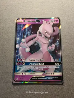 Pokemon Hidden Fates Mewtwo GX 31/68 Holo Ultra Rare Free Shipping - Image 1