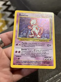Pokemon TCG Mewtwo Base Set 10/102 Holo 1999-2000 WOTC - Image 2
