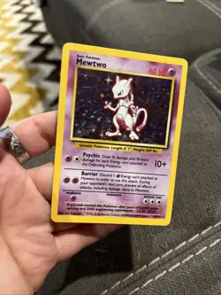 Pokemon TCG Mewtwo Base Set 10/102 Holo 1999-2000 WOTC - Image 4