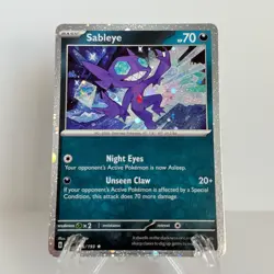 COSMOS HOLO Sableye 136/193 - Pokemon Paldea Evolved Promo-NM - Image 1