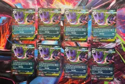 Lot of 8 Mega Gengar ex 056/094 Pokemon Phantasmal Flames Holo English - Image 1