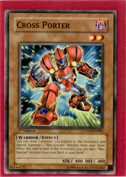 Cross Porter | LODT-EN002 | 1st Edition | Yu-Gi-Oh! TCG - Image 1
