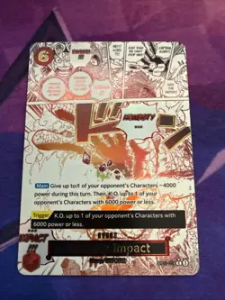 One Piece TCG A Fist Of Divine Speed OP11-018 Honesty Impact Alternate Art - Image 1