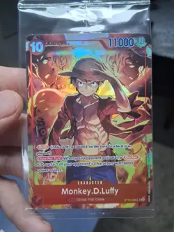 One Piece Treasure Booster Set Monkey.D.Luffy ST10-006 SR Promo Lot of 10 Sealed - Image 2