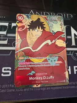 Monkey D Luffy ST10-006 English Version 1st Anniversary Set Promo One Piece NM! - Image 1