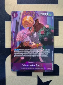 One Piece TCG Vinsmoke Sanji Treasure Rare OP10-063 Alternate Art NM - Image 1
