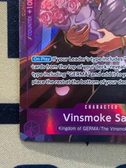 One Piece TCG Vinsmoke Sanji Treasure Rare OP10-063 Alternate Art NM - Image 5